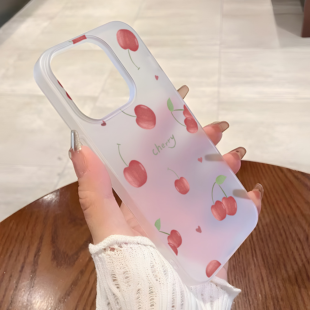 Cherry Phone Case Frosted For  - đánh giá và giá Phone Cases Iphone 17