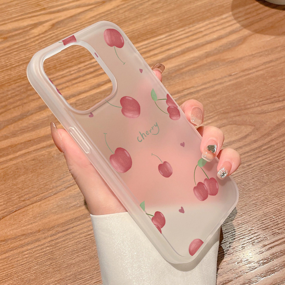 Cherry Phone Case Frosted For  - đánh giá và giá Phone Cases Iphone 17