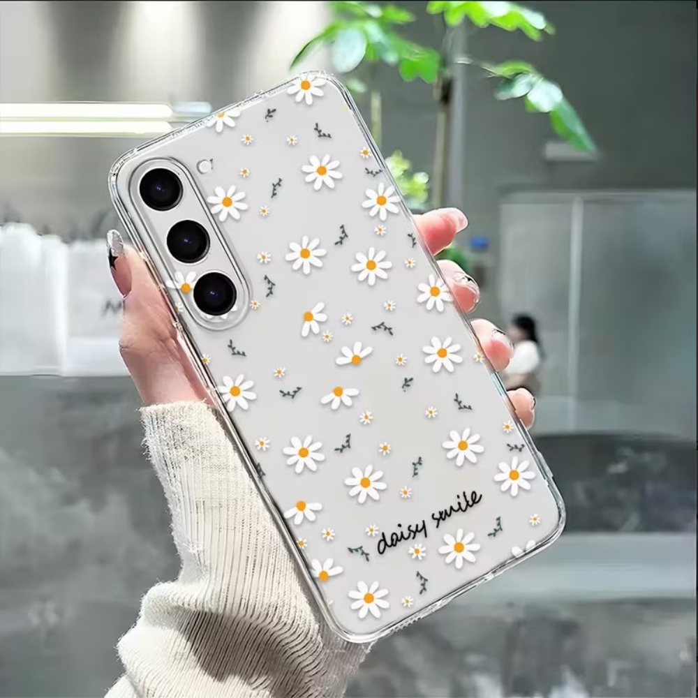 Yellow White Daisy Flowers Pho - đánh giá và giá Phone Cases Yellow