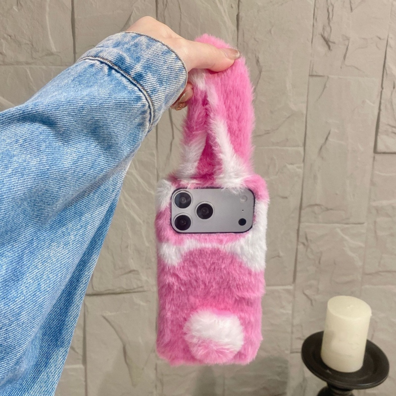 Cute Rabbit Design Fluffy Phon - đánh giá và giá Phone Cases Iphone 17
